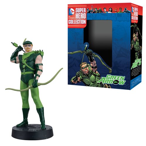 DC Superhero Green Arrow Best Of Figure with Collector Magazine